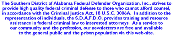 S.D.A.F.D.O. - Southern District of Alabama Federal Defender Organization